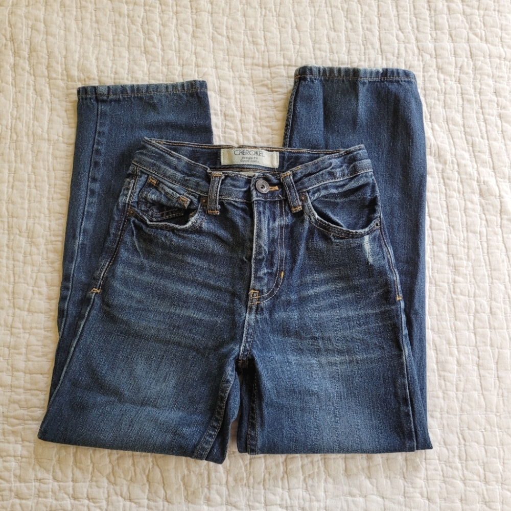 Cherokee Straight Fit Denim Jeans Size 7